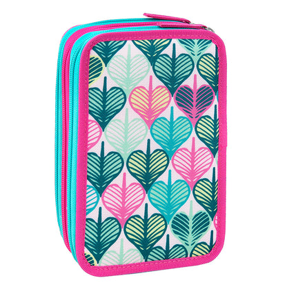 Ученически несесер с 3 отделения и съдържание WWF Illustrato