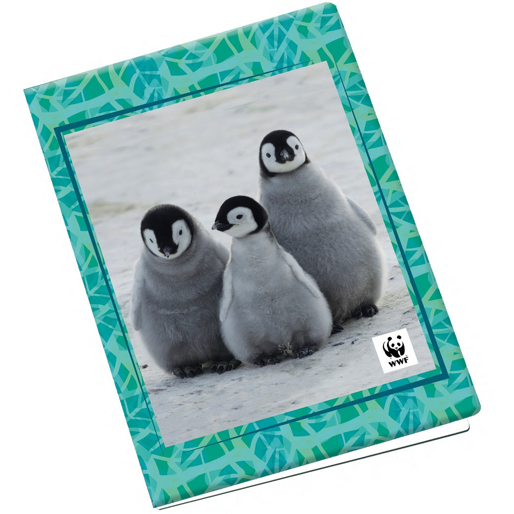 Тетрадка А4 WWF Fotografico, 40 листа, Асортимент, 3 вида