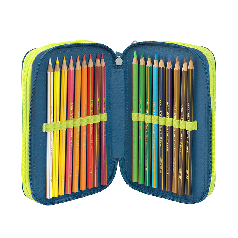 Ученически несесер с 3 отделения и съдържание WWF Fotografico