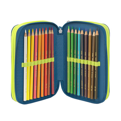 Ученически несесер с 3 отделения и съдържание WWF Fotografico