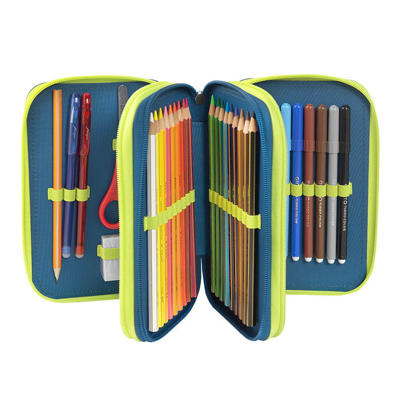 Ученически несесер с 3 отделения и съдържание WWF Fotografico