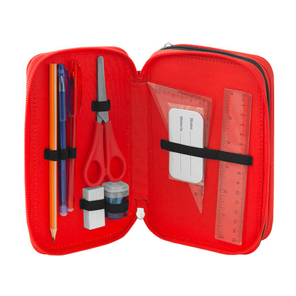 Ученически несесер с 3 отделения и съдържание Super Mario Mariokart