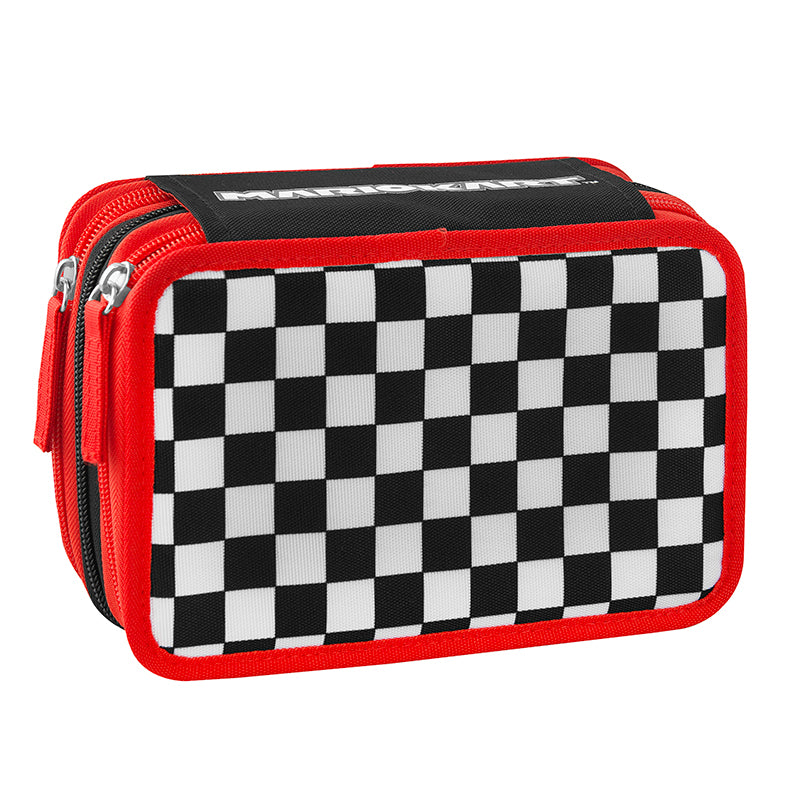 Ученически несесер с 3 отделения и съдържание Super Mario Mariokart