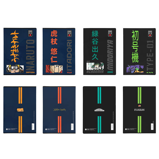 Тетрадка А4 Comix Anime Dark A, 40 листа, Асортимент, 4 вида