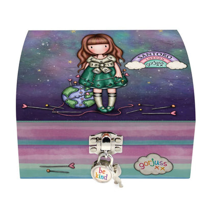 Заключваща се кутия за аксесоари Santoro Gorjuss Be Kind To Our Planet