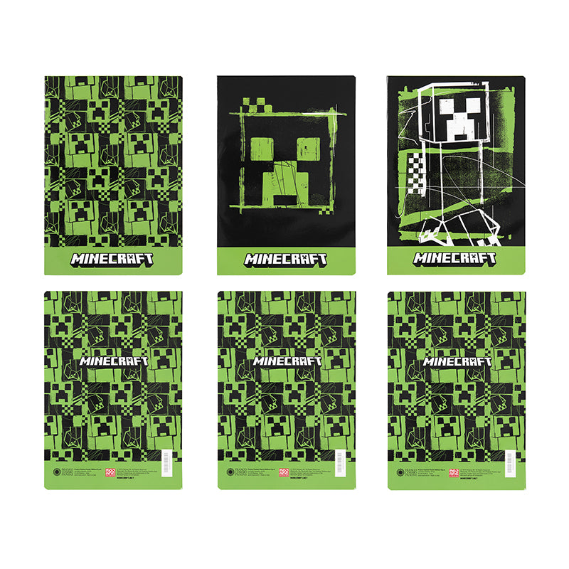 Тетрадка А4 Minecraft Green , 40 листа, Асортимент, 3 вида