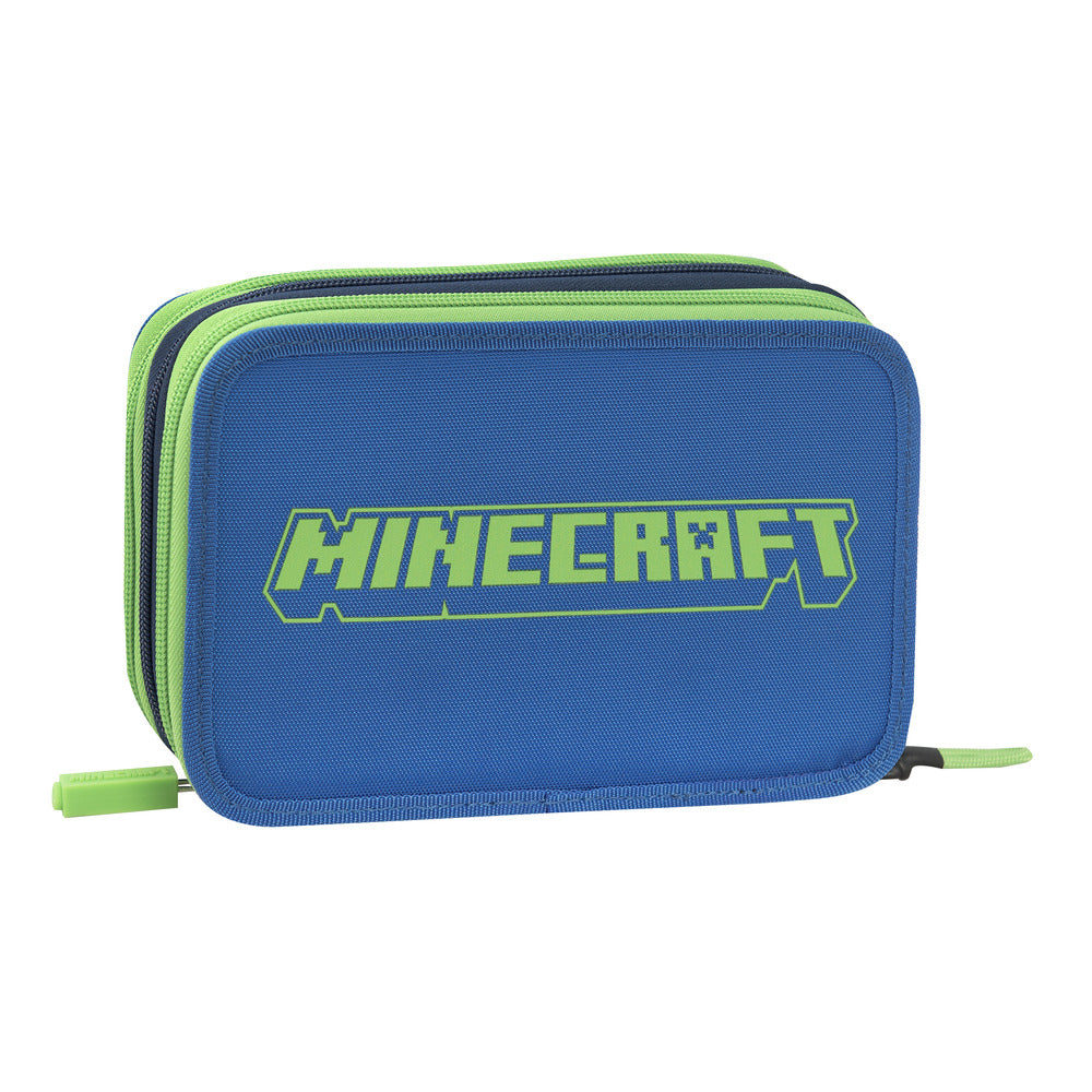 Ученически несесер Minecraft Creeper Anatomy Neon със съдържание