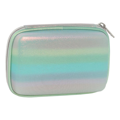 Ученически несесер със съдържание COMIX RAINBOW LIGHT BLUE 2024