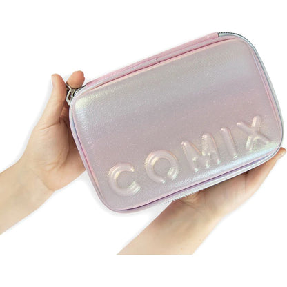 Ученически несесер със съдържание COMIX RAINBOW PINK 2024