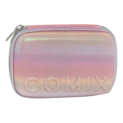 Ученически несесер със съдържание COMIX RAINBOW PINK 2024