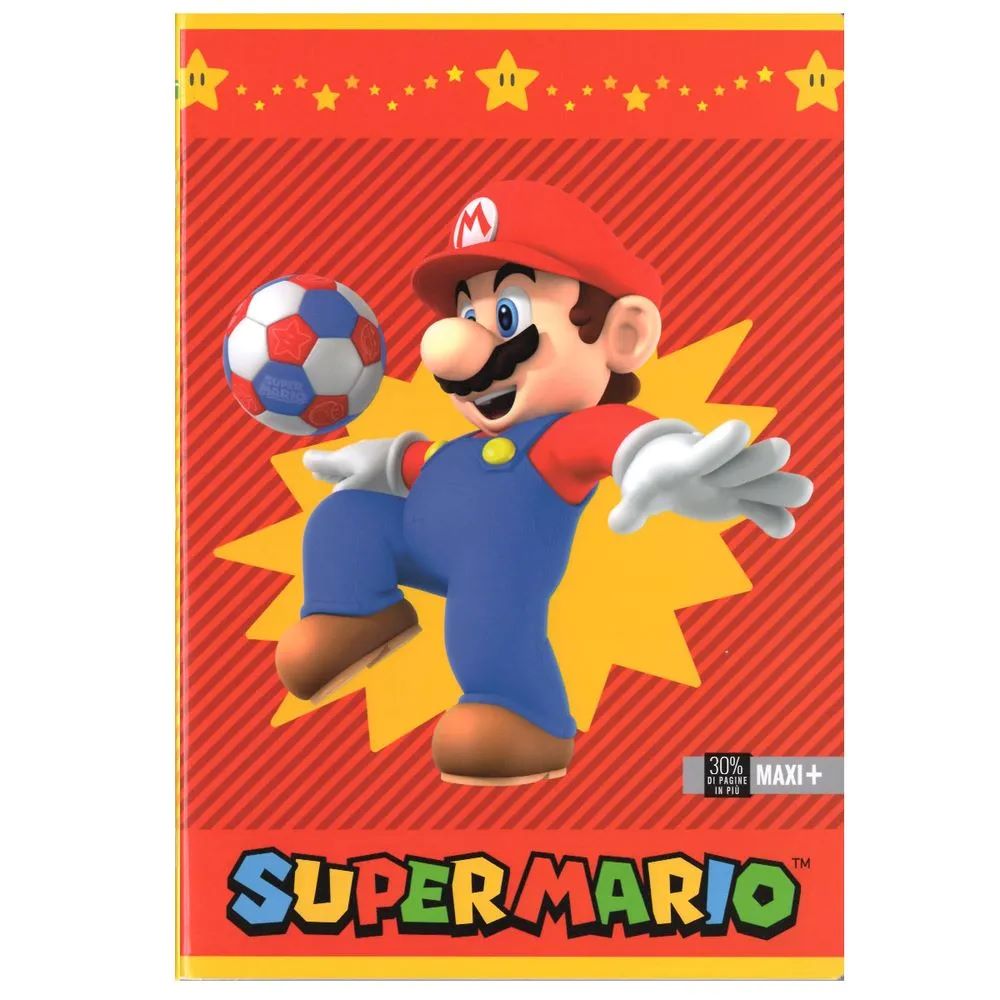 Тетрадка А4 Super Mario Sport, 50 листа, Асортимент, 3 вида