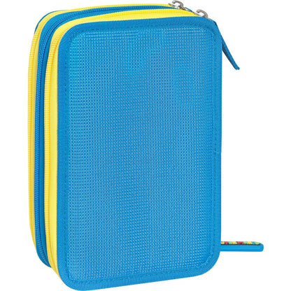 Ученически несесер Super Mario Tricolore със съдържание с 3 отделения