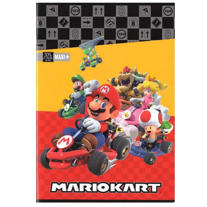 Тетрадка А4 Super Mario Mariokart Red, 40 листа, Асортимент, 3 вида
