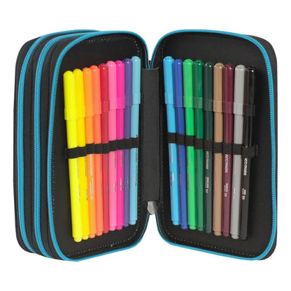 Ученически несесер с 3 отделения и съдържание One Piece Luffy