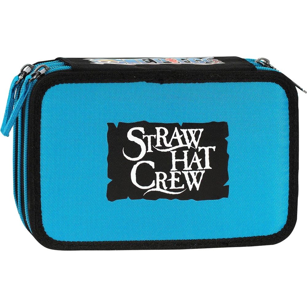 Ученически несесер с 3 отделения и съдържание One Piece Luffy