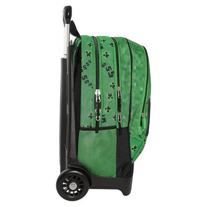 Ученическа раница на колела Minecraft Pixel с подвижна стойка