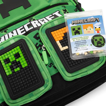 Ученическа раница Minecraft Pixels