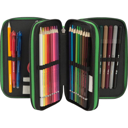 Ученически несесер с 3 отделения Minecraft Pixel