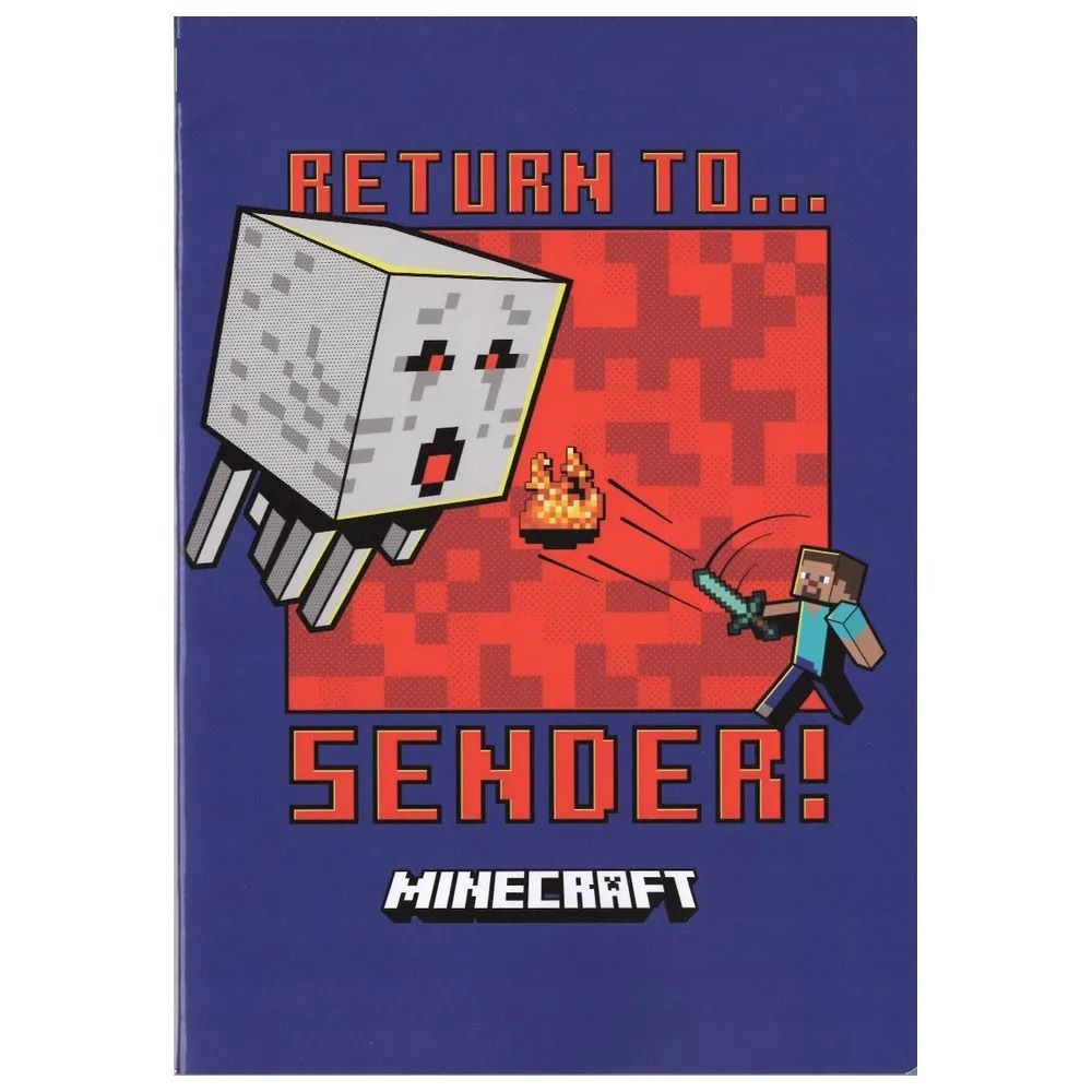 Тетрадка A4 Minecraft Jolly 40 листа, 3 вида, Асортимент