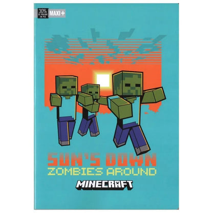 Тетрадка A4 Minecraft Jolly 50 листа, 3 вида, Асортимент