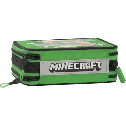 Ученически несесер с 3 отделения Minecraft Jolly