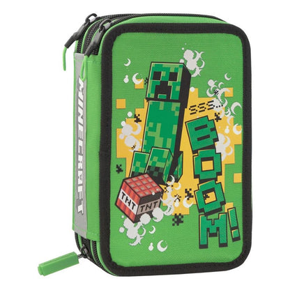 Ученически несесер с 3 отделения Minecraft Jolly