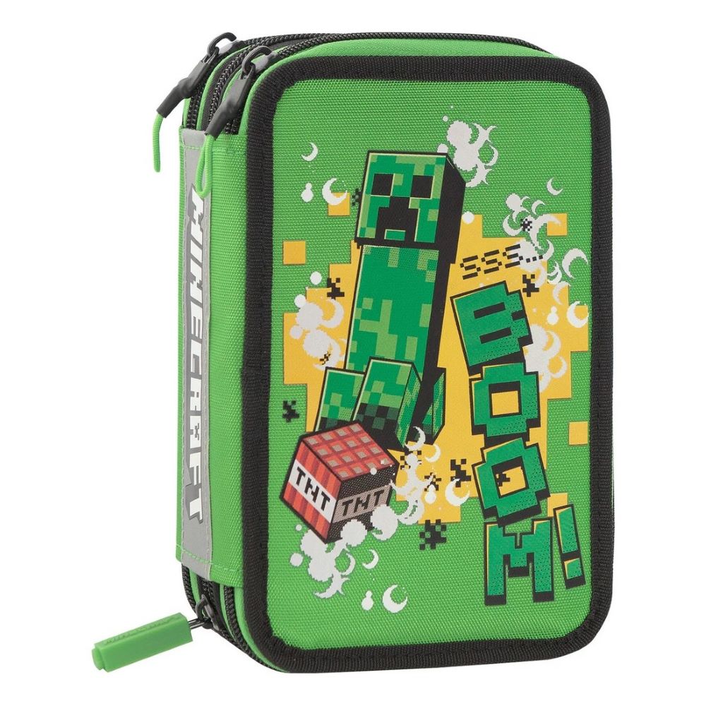 Ученически несесер с 3 отделения Minecraft Jolly