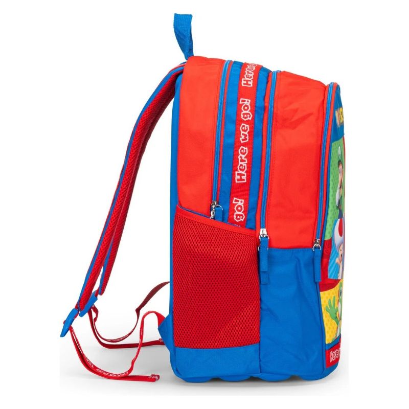 Ученическа раница Super Mario Red/Blue