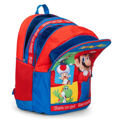 Ученическа раница Super Mario Red/Blue