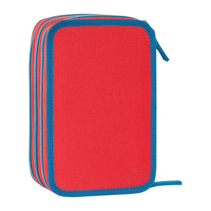 Ученически несесер Super Mario Red/Blue със съдържание и 3 отделения