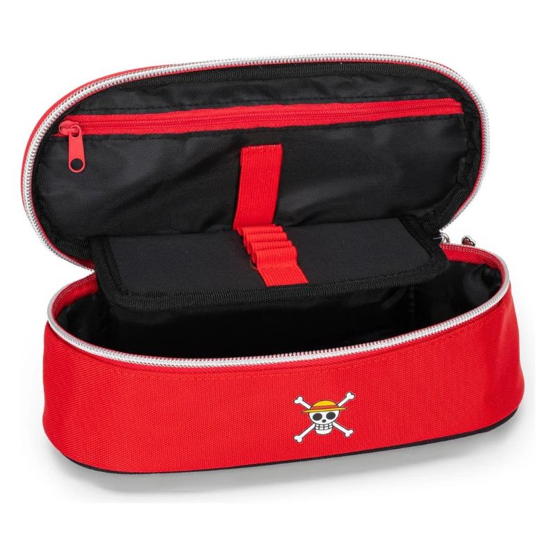 Ученически овален несесер One Piece Red