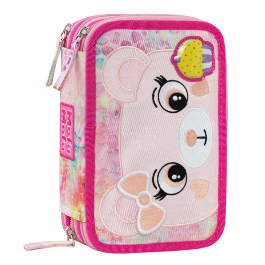 Ученически несесер ORSO MOFUMOFU със съдържание и 3 отделения