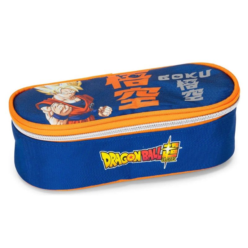 Ученически овален несесер DragonBall Goku Blue/Orange