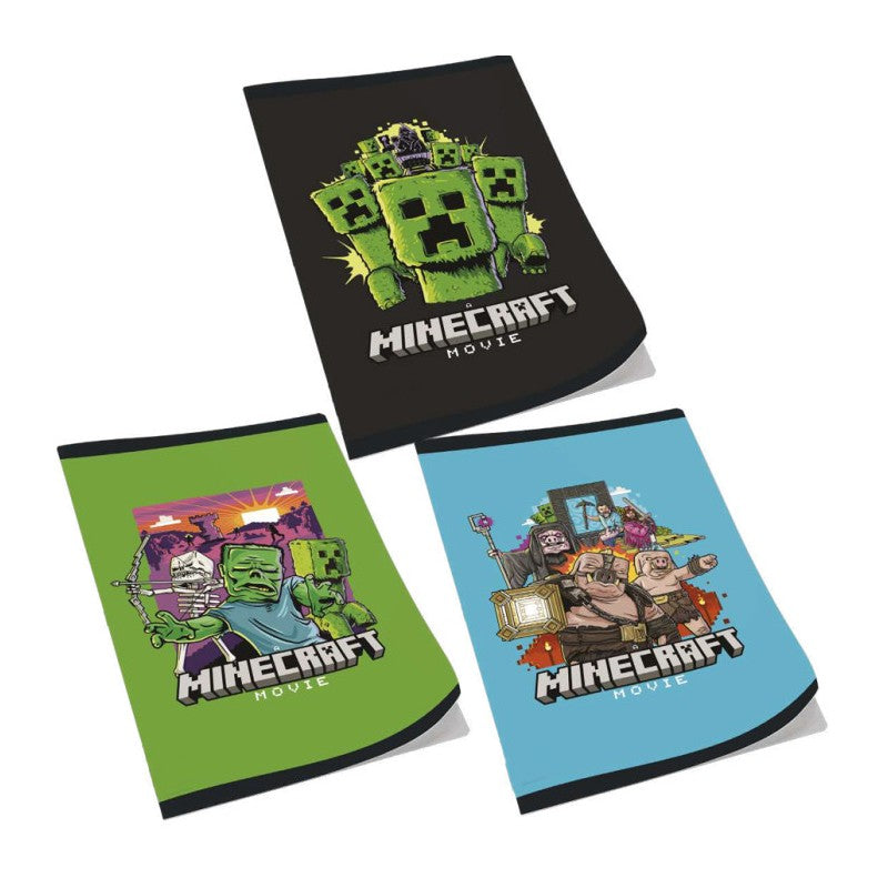 Тетрадка A4 Minecraft Movie 40 листа, 3 вида, Асортимент