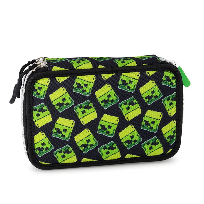 Ученически несесер с 3 отделения Minecraft Movie