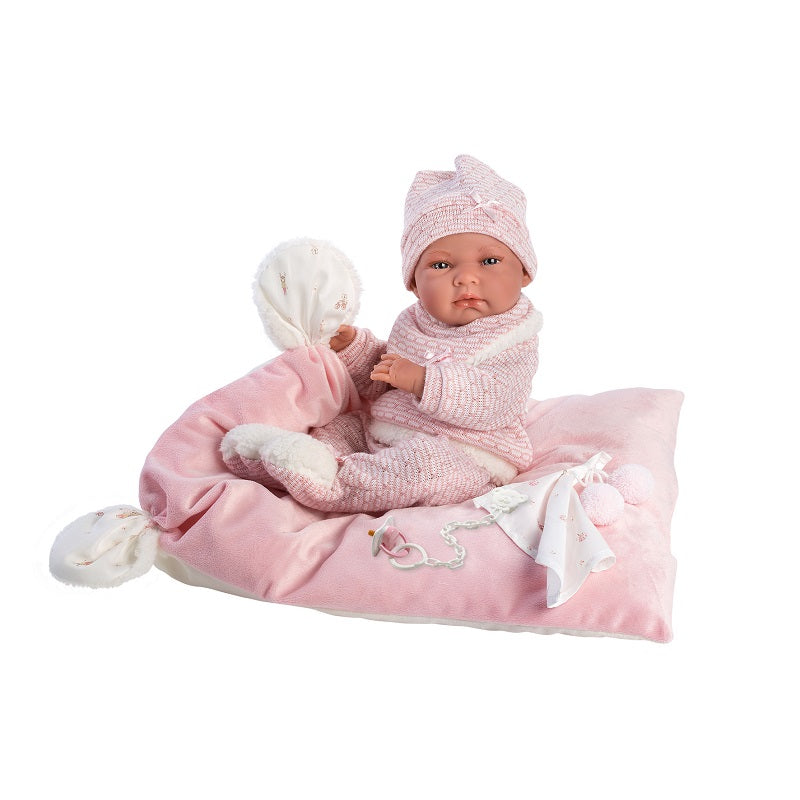 Кукла Llorens Nica Con Cojin Rosa 40 см