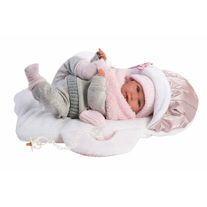 Кукла Llorens Mimi Llorona Capazo Portabebe 42 см