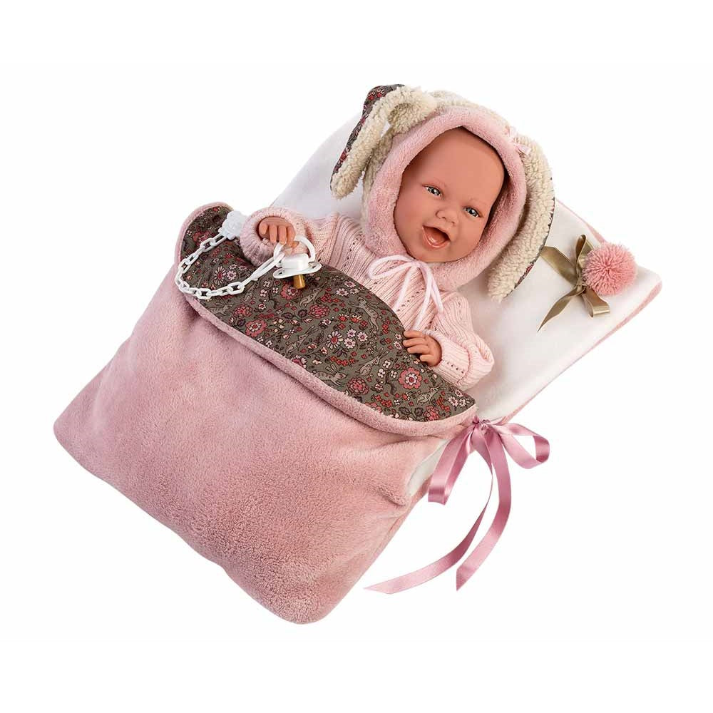 Кукла Llorens Mimi Sonrisas Saquito Carro 42 см