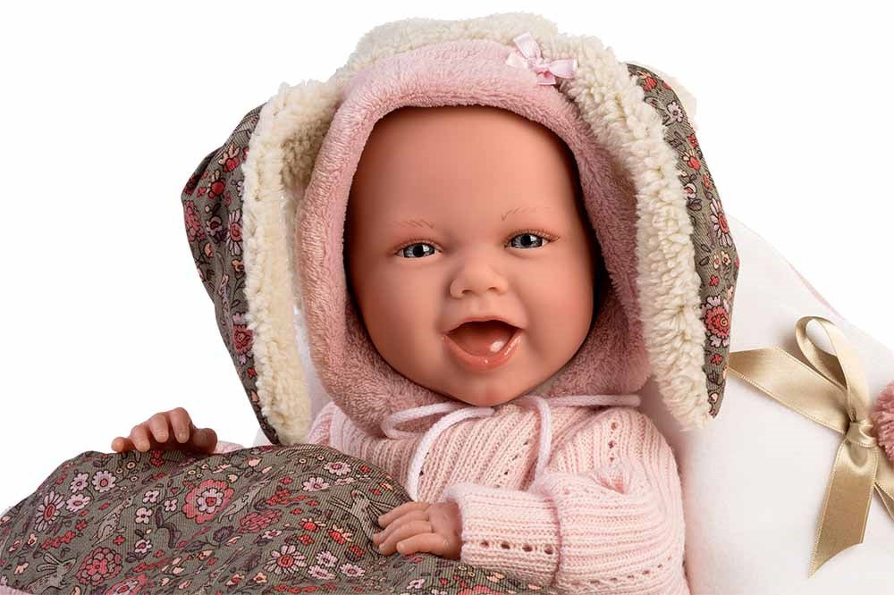 Кукла Llorens Mimi Sonrisas Saquito Carro 42 см