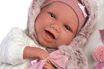 Кукла Llorens Mimi Sonrisas Sillita Rosa 42 см