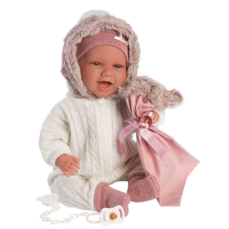 Кукла Llorens Mimi Sonrisas Sillita Rosa 42 см