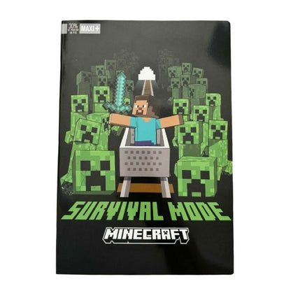 Тетрадка A4 Minecraft Creepers 50 листа, 3 вида, Асортимент