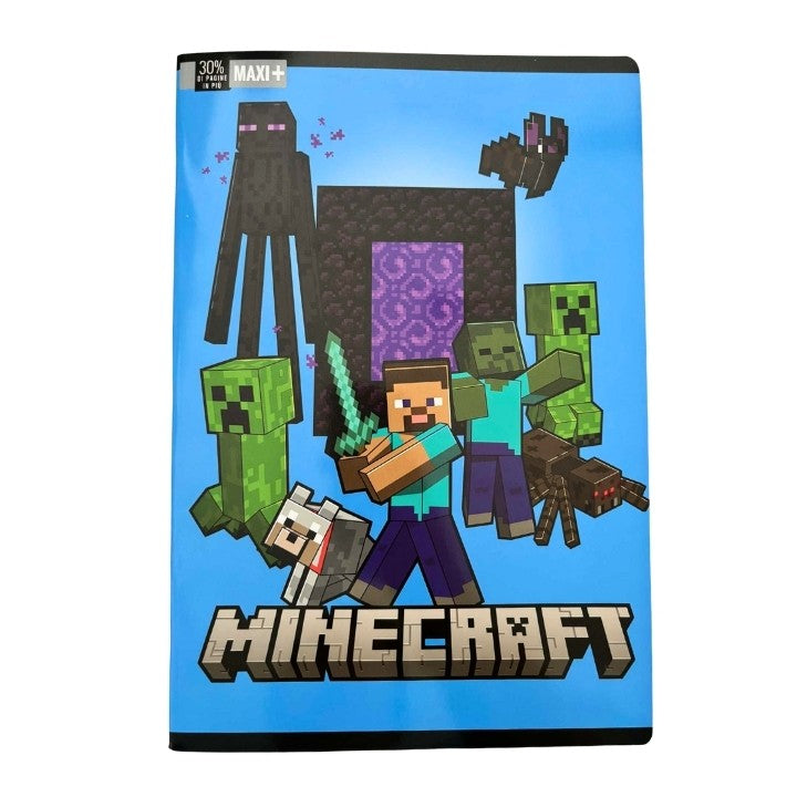 Тетрадка A4 Minecraft Creepers 50 листа, 3 вида, Асортимент