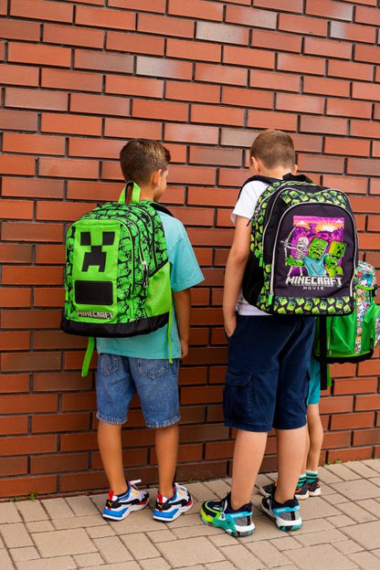 Ученическа раница Minecraft Creepers