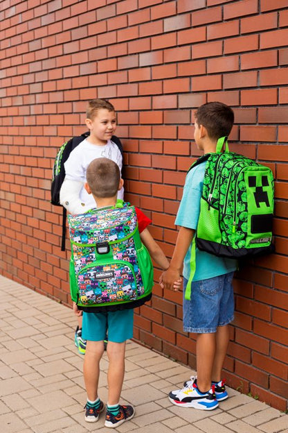 Ученическа раница Minecraft Creepers