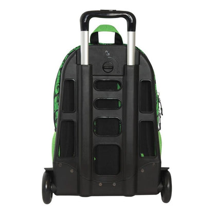 Ученическа раница на колела Minecraft Creepers с подвижна стойка