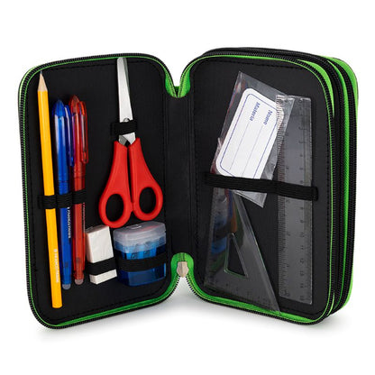 Ученически несесер с 3 отделения Minecraft Creepers