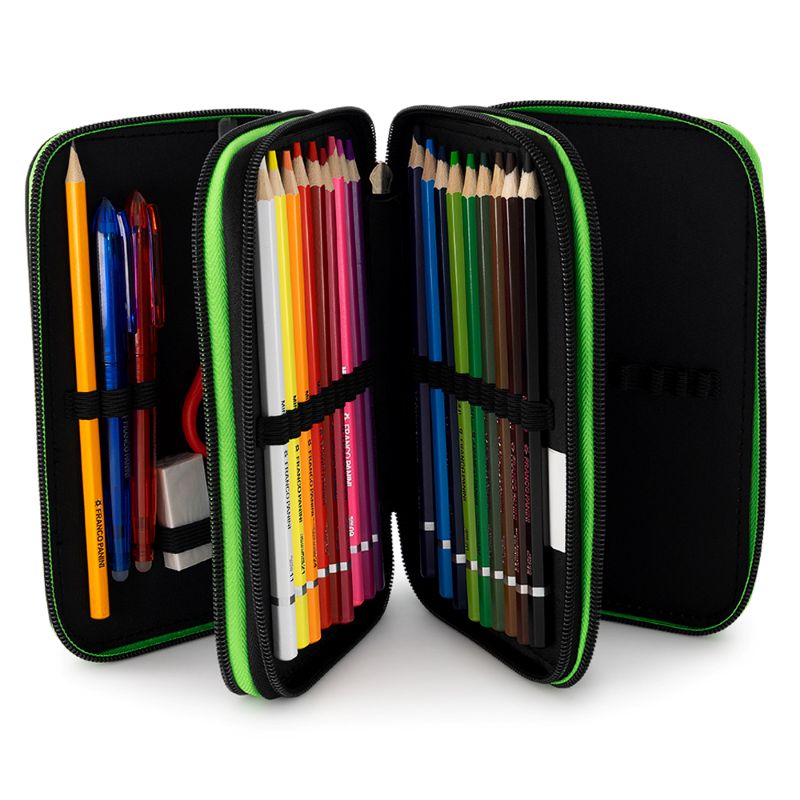 Ученически несесер с 3 отделения Minecraft Creepers