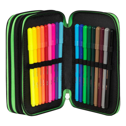 Ученически несесер с 3 отделения Minecraft Creepers