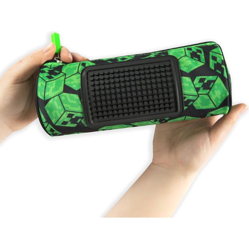 Ученически несесер цилиндър Minecraft Creepers